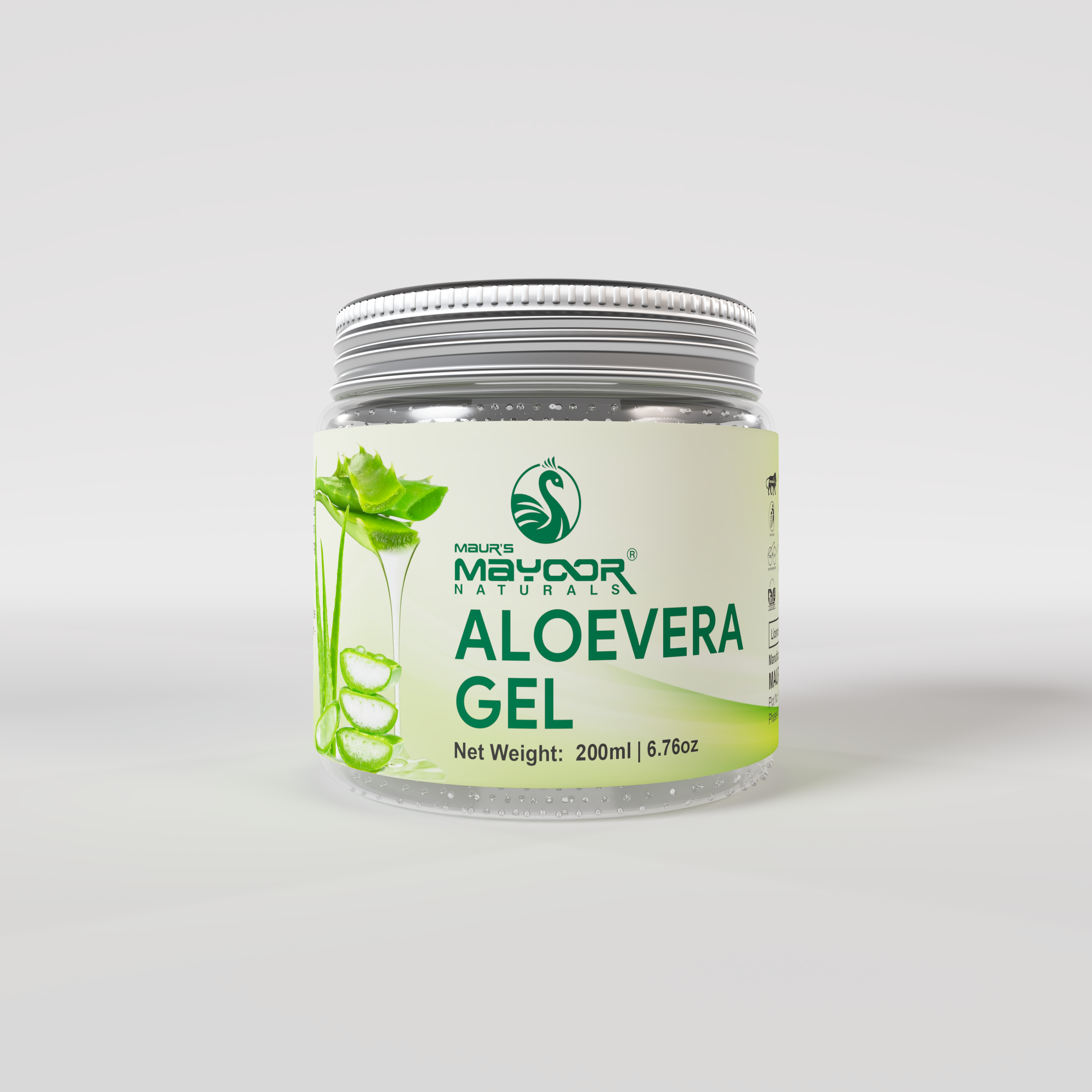 MAYOOR NATURALS ALOEVERA FACE GEL - Maur Herbals